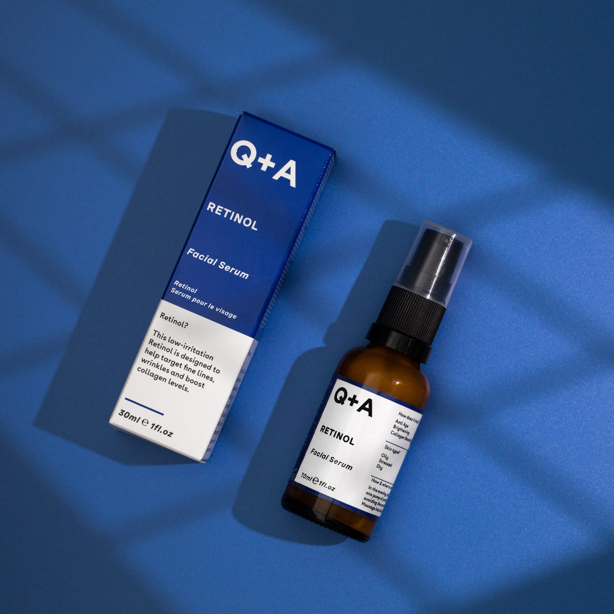 Serum - Οροί Ομορφιάς - Booster Retinol Facial Serum 30ml Q+A Natural Skincare