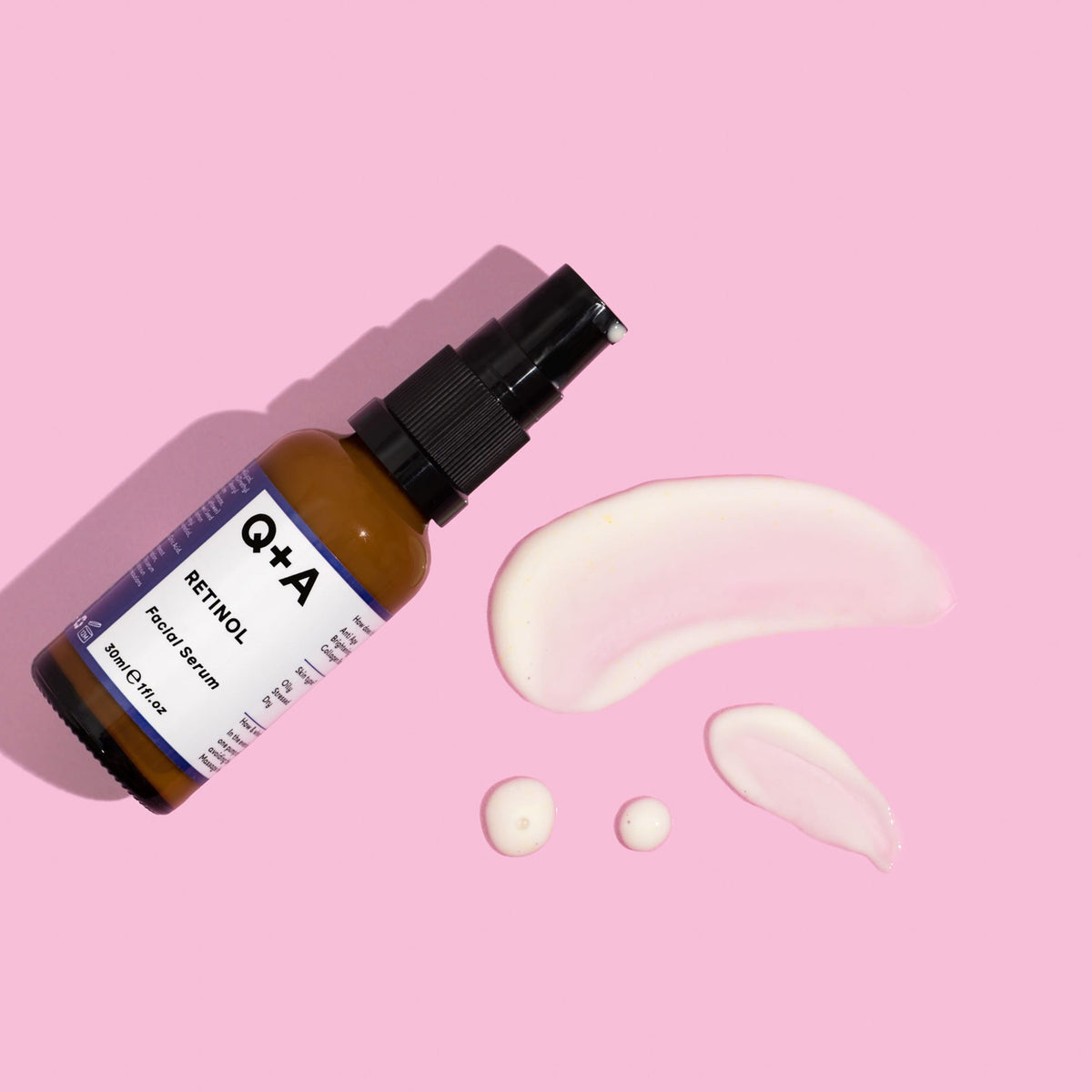 Serum - Οροί Ομορφιάς - Booster Retinol Facial Serum 30ml Q+A Natural Skincare
