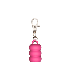 Lip Charm Keyring - Rose Red