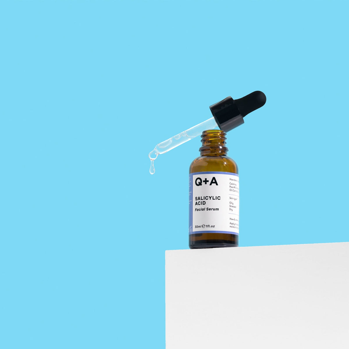 Serum - Οροί Ομορφιάς - Booster Salicylic Acid Facial Serum 30ml Q+A Natural Skincare